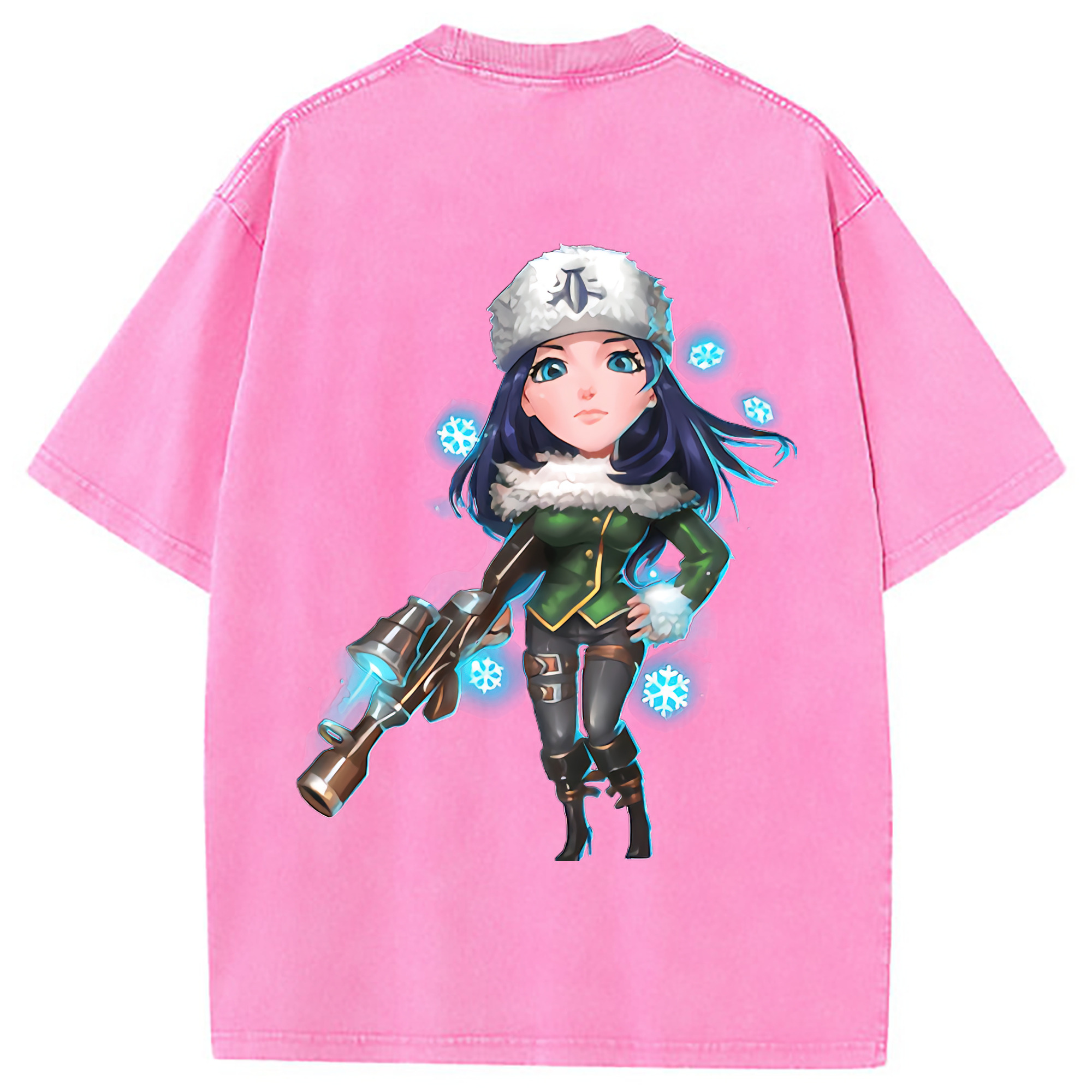（画像用） リーグ・オブ・レジェンド League of Legends LOL 綿100% ヴィンテージ風 半袖Tシャツ（背面プリント）